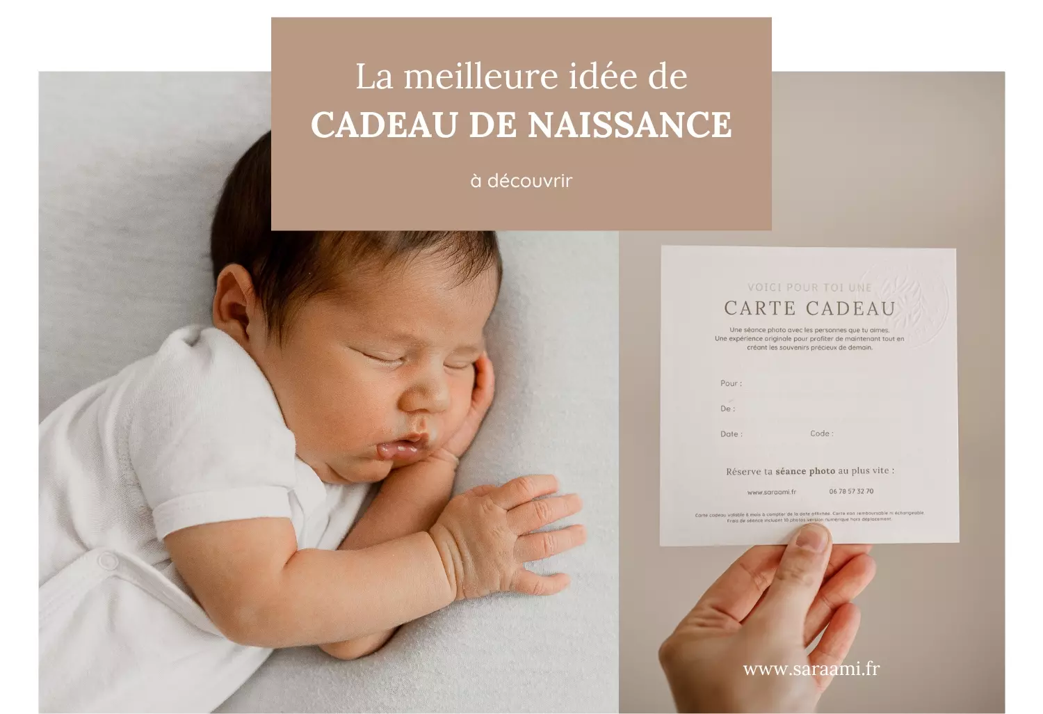 Offrir un cadeau de naissance original