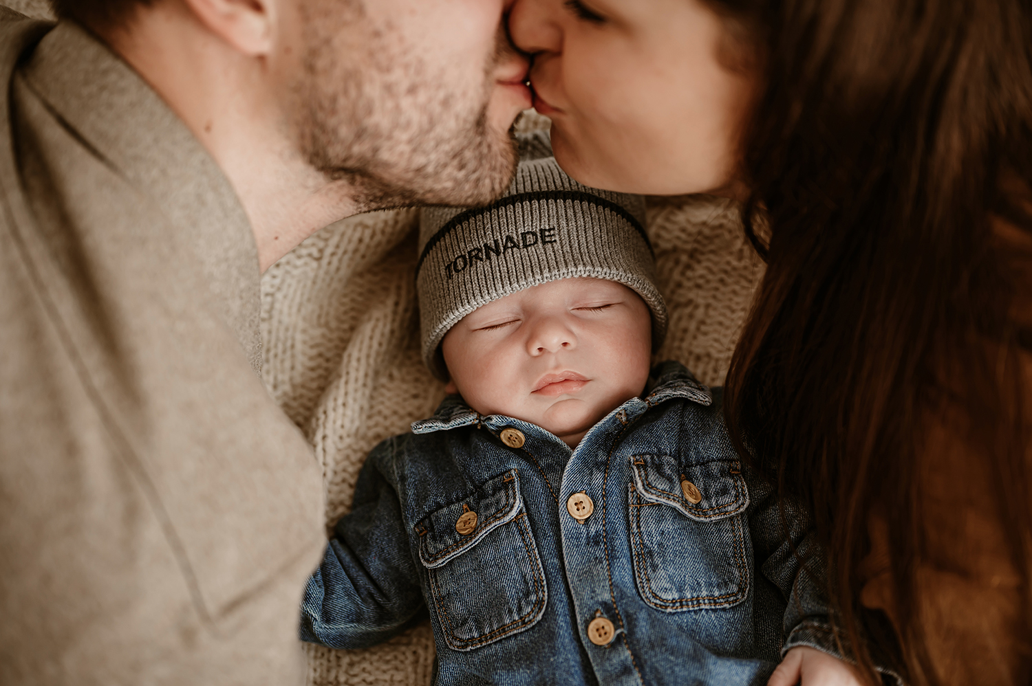 photo de naissance avec les parents à draguignan