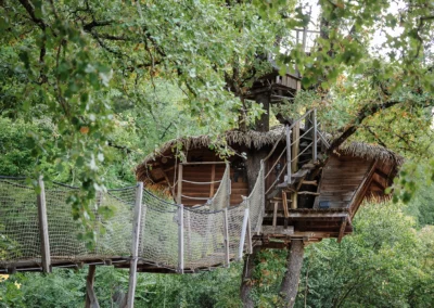 photos cabanes dans les arbres var